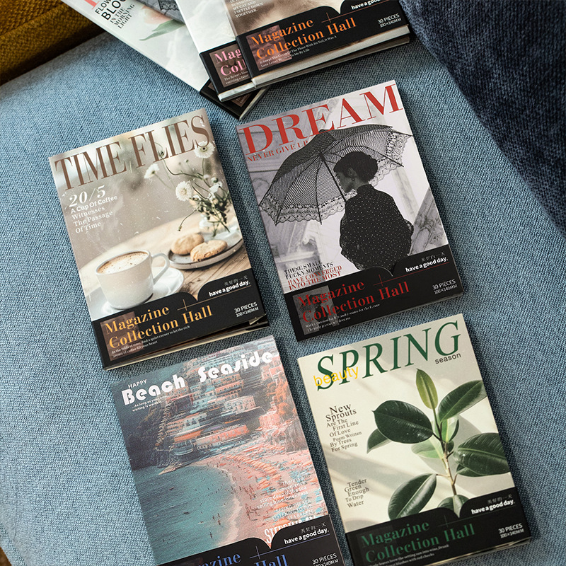 Vintage Collectible Magazines - 1pak/3pak Koleksi Majalah Seri Buku Bahan