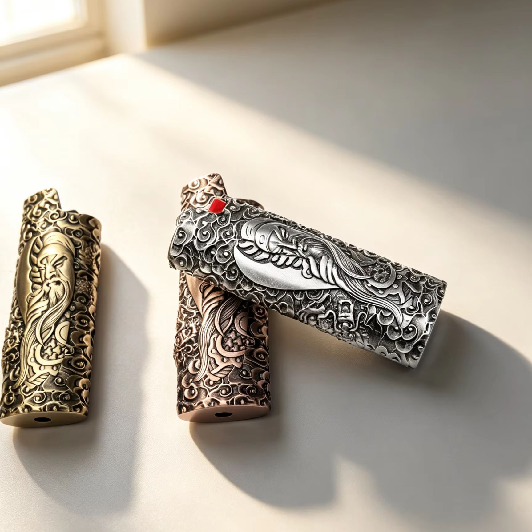 Vintage Collectibles & More Llc Photos - Casing Korek Api dari Paduan Seng