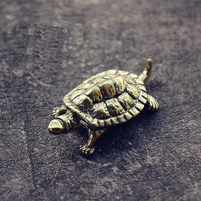 Vintage Collectible Items - Mini Cute Kuningan Kura-kura Vintage Turtle