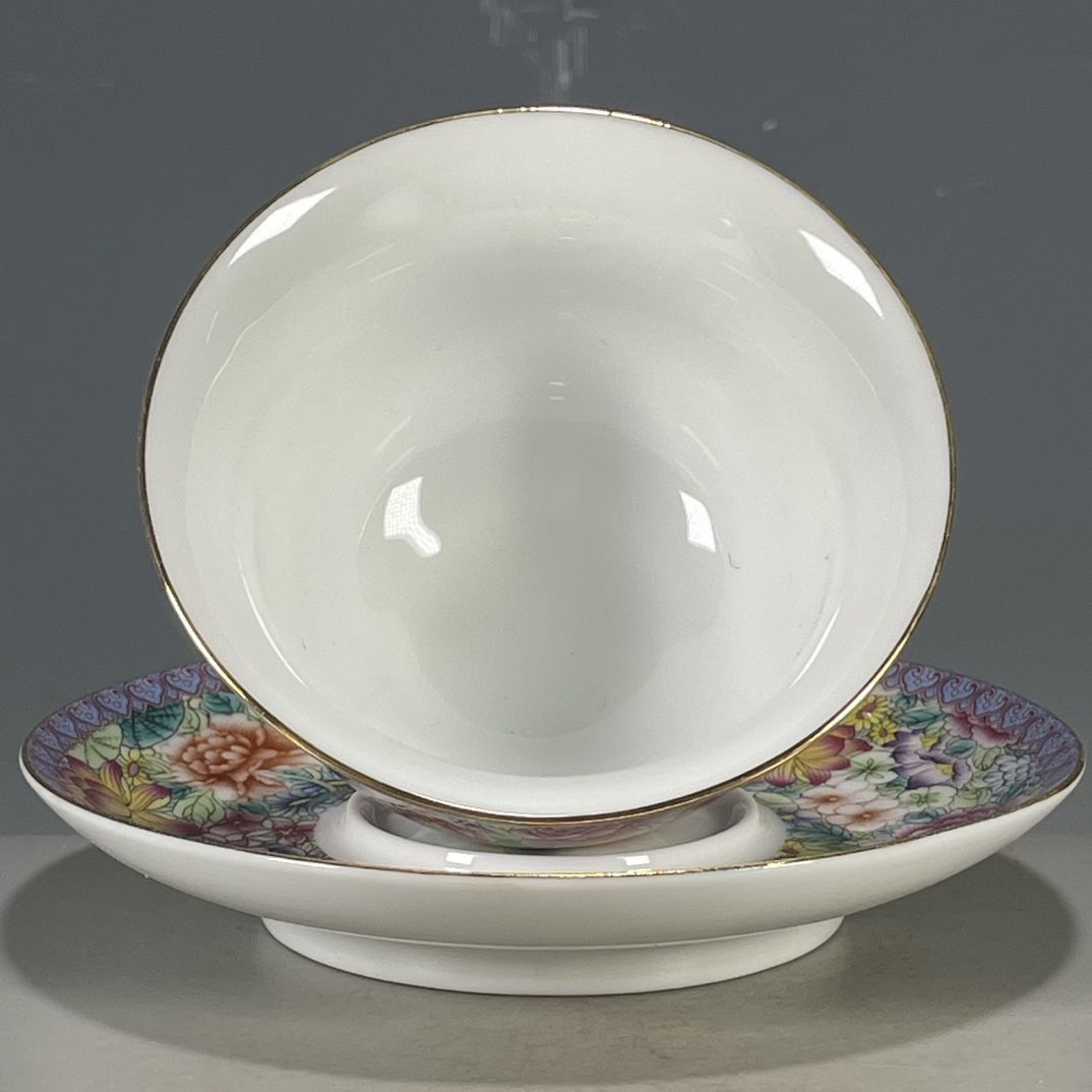 Gaiwan Teh 3-Piece Kiln Falang - Vintage Collectible Pottery ulasan dan harga