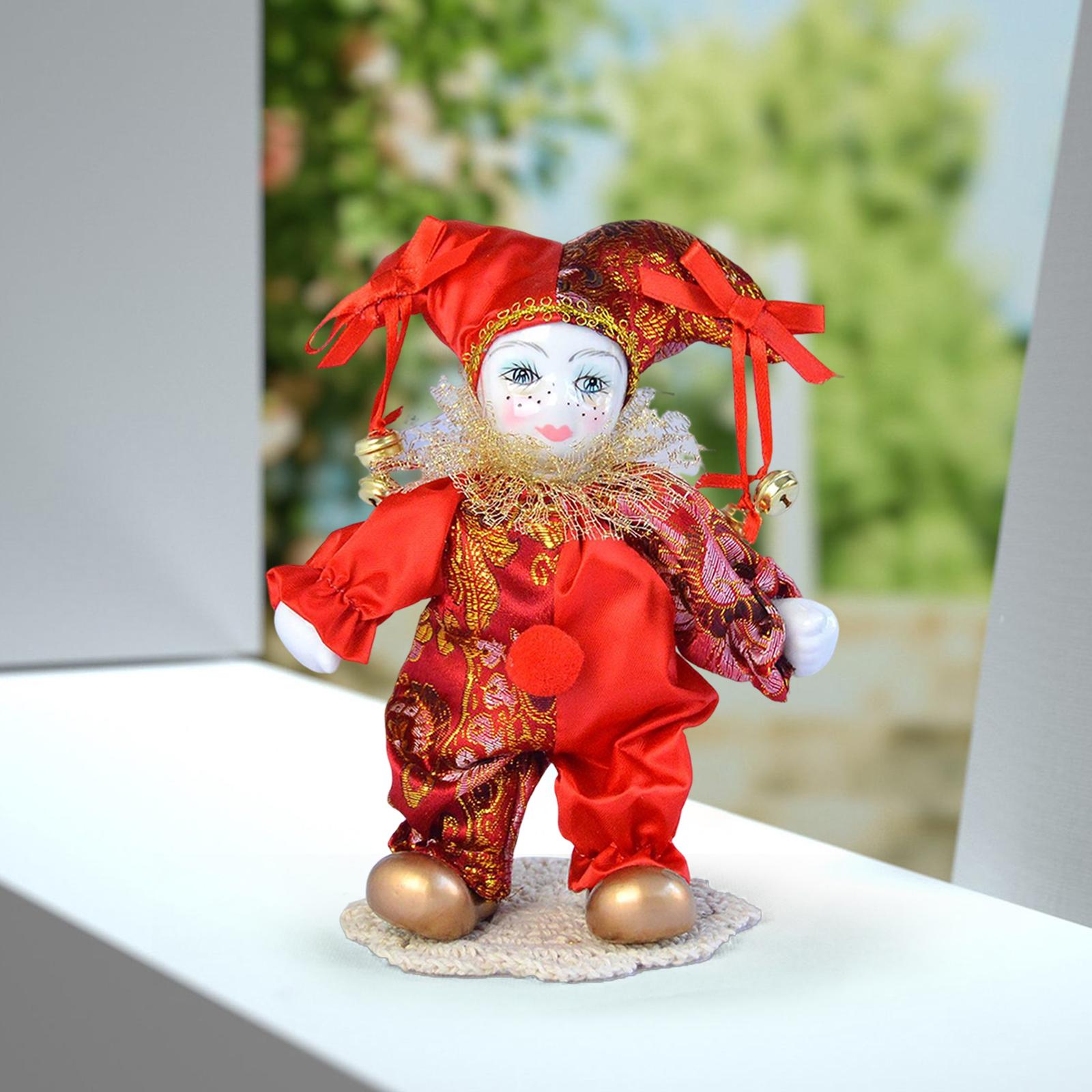 Boneka Harlequin Vintage, bone - Vintage Collectible Clowns ulasan dan harga
