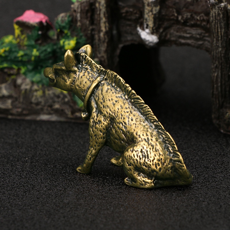Patung Miniatur Hewan Hyaenida - Vintage Collectible Ornaments ulasan dan harga