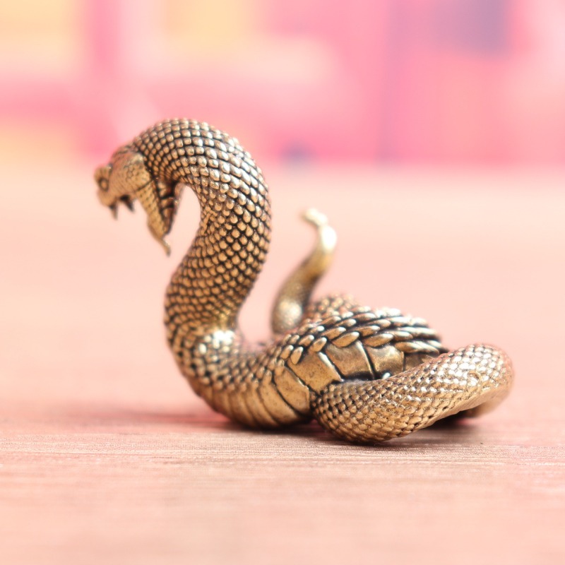 Patung Ular Zodiak Tiongkok Ku - Vintage Collectible Ornaments ulasan dan harga