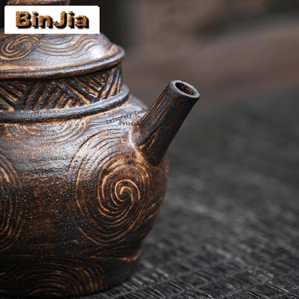 Teko lumpur batu tua Jepang te - Vintage Collectible Pottery ulasan dan harga