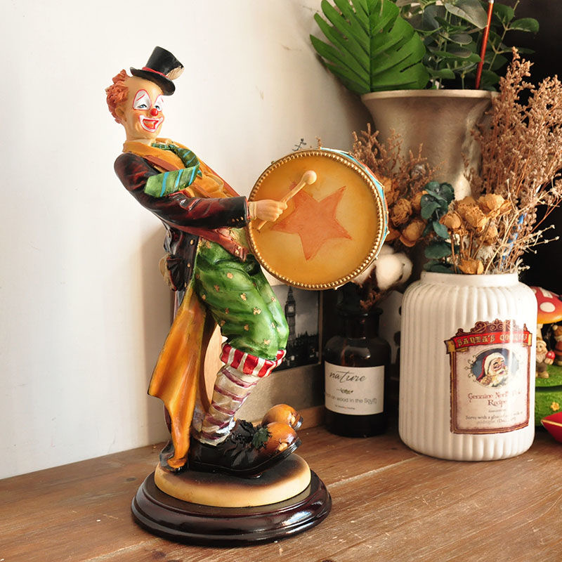 Patung Badut Pertunjukan Lukis - Vintage Collectible Clowns ulasan dan harga