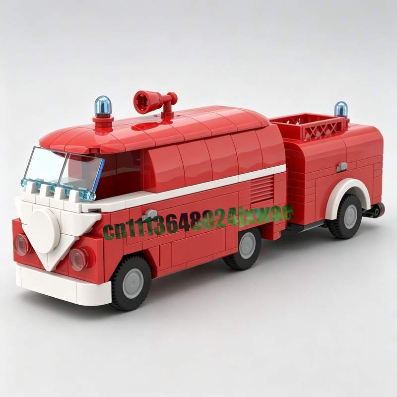 369PCS MOC Truk Pemadam Kebaka - Vintage Collectible Trucks ulasan dan harga