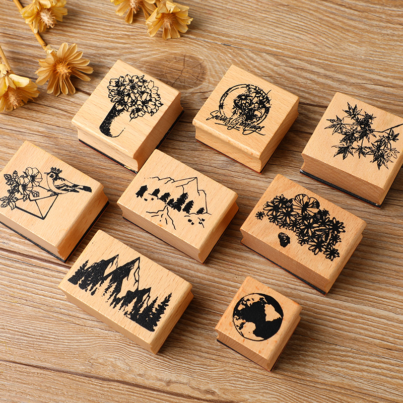 Stempel Kayu Vintage Journal G - Vintage Collectible Magazines ulasan dan harga