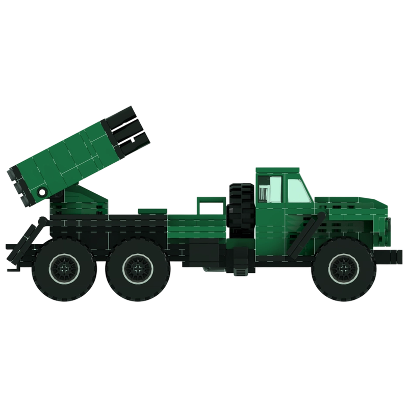 Blok Bangunan MOC, Truk Milite - Vintage Collectible Trucks ulasan dan harga