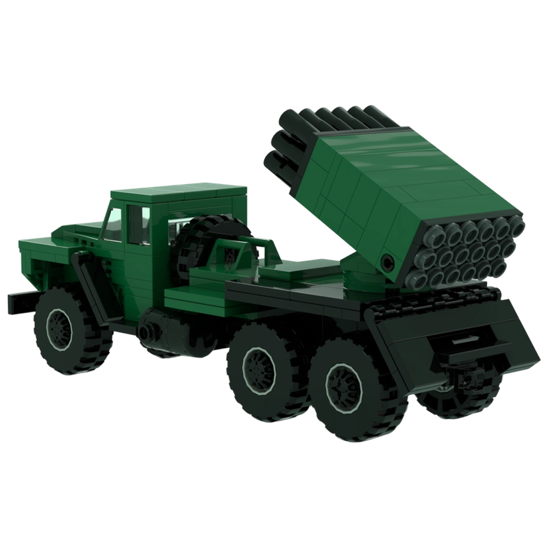 Blok Bangunan MOC, Truk Milite - Vintage Collectible Trucks ulasan dan harga